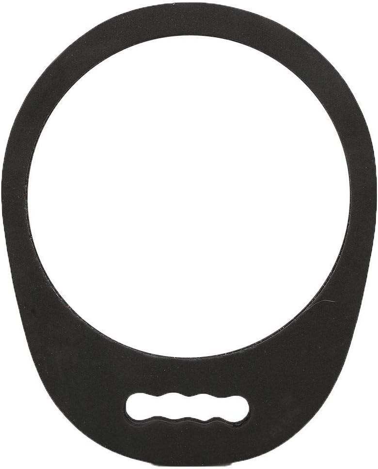 woobles Hairdressing sponge mirror, Portable Wear Resistant Desktop Round Makeup Vanity Mirror, Dressing mirror, Beauty salon mirror Home Cosmetic Tool(black) - Image 1